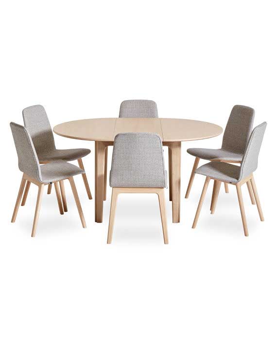 Skovby SM 111 Spisebord Hvitoljet Eik