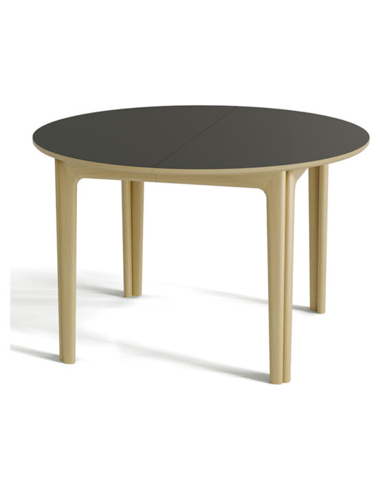 Skovby SM 112 Hvitolje med Sort Laminat Topp