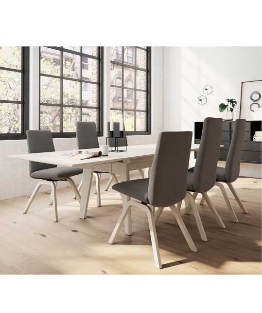 Stressless Dining Bord Toscana T100 m6 Stoler Chilli Lav Stressless Dining Toscana T100 Spisebord • Møblér