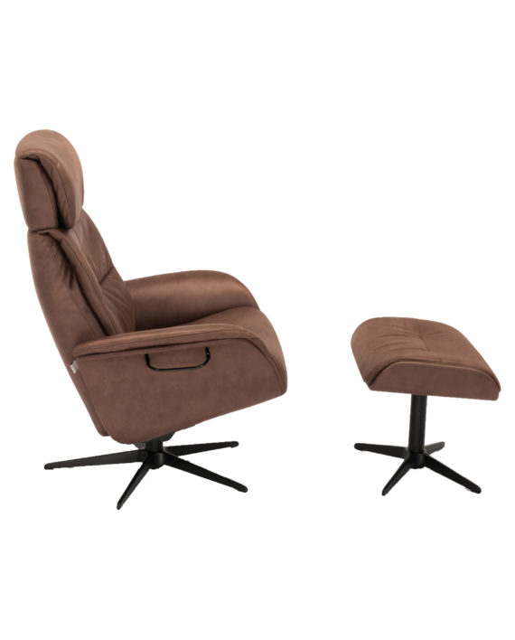 Velan 7601 Stol med Skammel Side 2 Brown