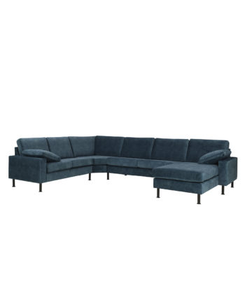 Melissa Maxi Hjørnesofa Boss Dark Blue Semi Frilagt