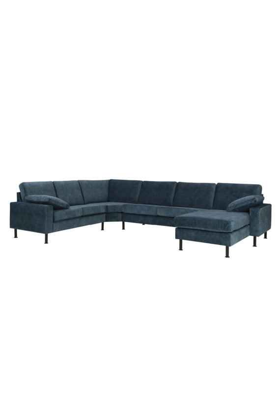 Melissa Maxi Hjørnesofa Boss Dark Blue Semi Frilagt