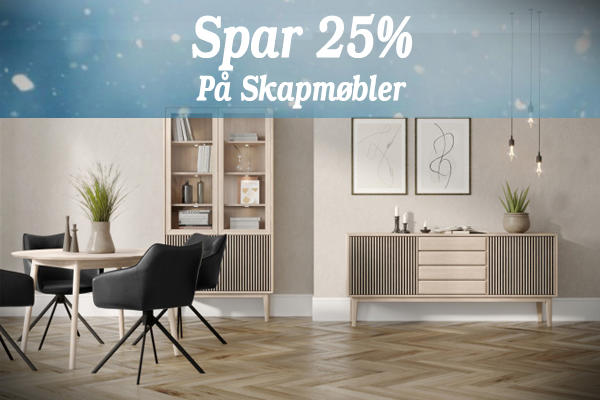 Januar Salg skapmøbler