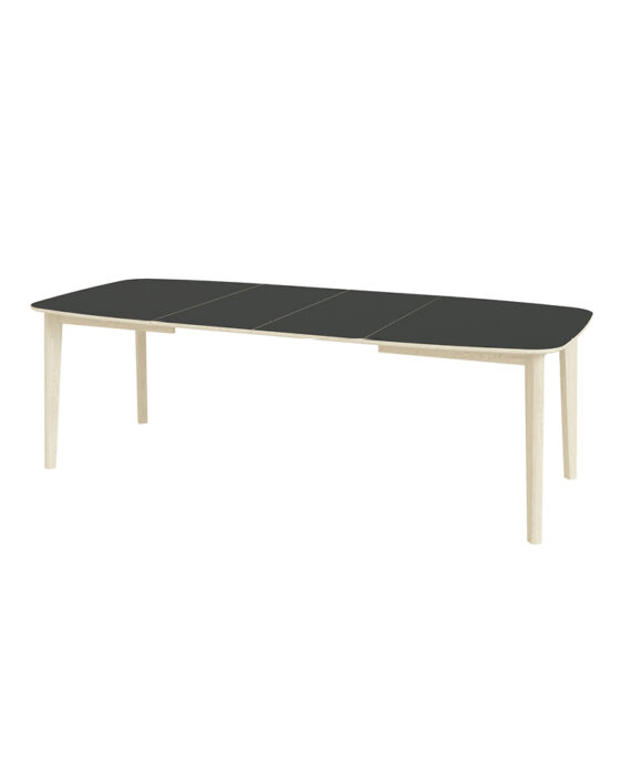 Skovby SM 118 Hvitolje med Sort Laminat Topp