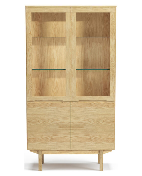 Skovby SM307 Vitrineskap Naturoljet Eik