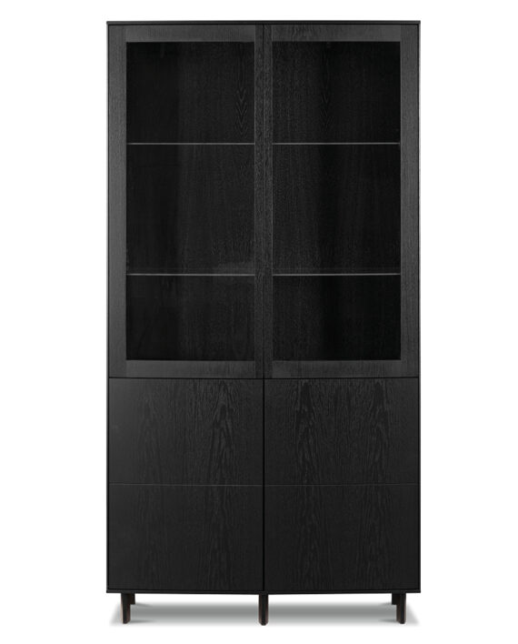 Skovby SM 410 Vitrineskap Sort Eik