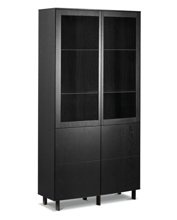 Skovby SM 410 Vitrineskap Sort Eik