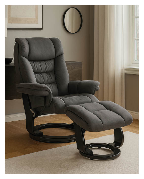 Comfy Hvilestol med Krakk